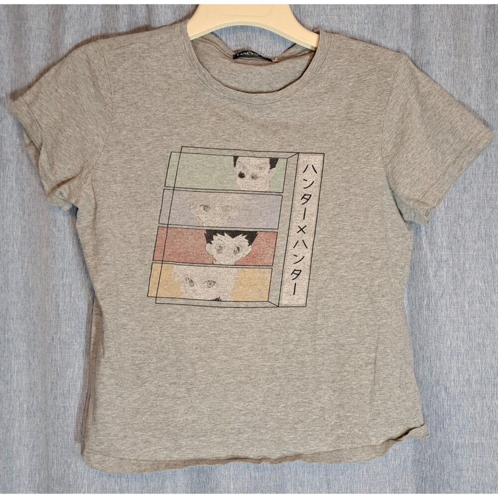Hunter x Hunter Anime T-Shirt Youth Large Girls Short Sleeve Tee FancyQube Tee